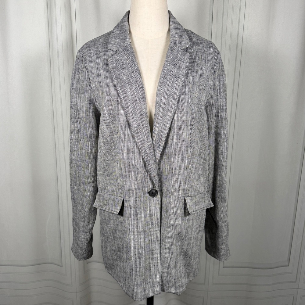 Rachel‎ Comey x Target Chevron Oversized Tweed Blazer - Size M - Picture 2 of 16